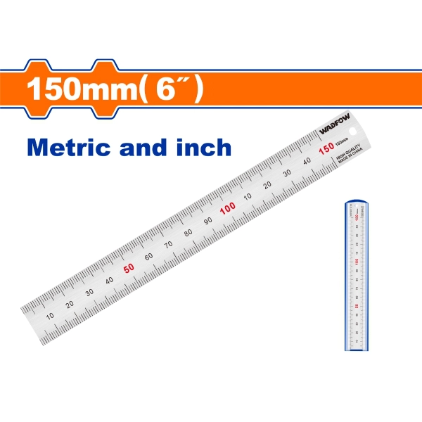 Thước lá thép 150mm(6') Wadfow WRU1315