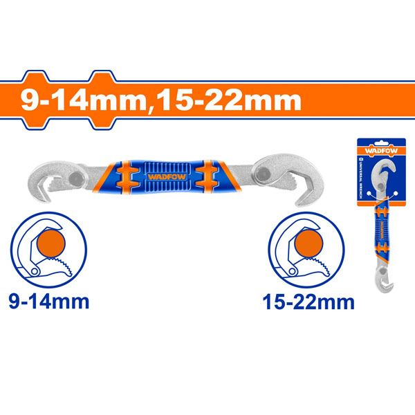 Cờ lê vạn năng 2 đầu 9-14mm & 15-22mm WadFow WUW1101